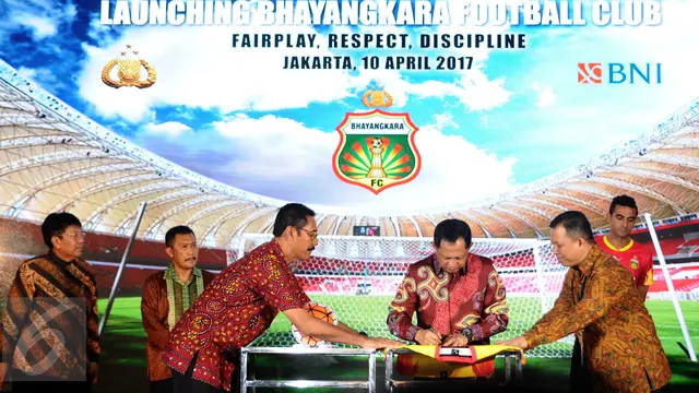 Hadapi Liga 1 musim 2017, Kapolri Resmikan Bhayangkara FC