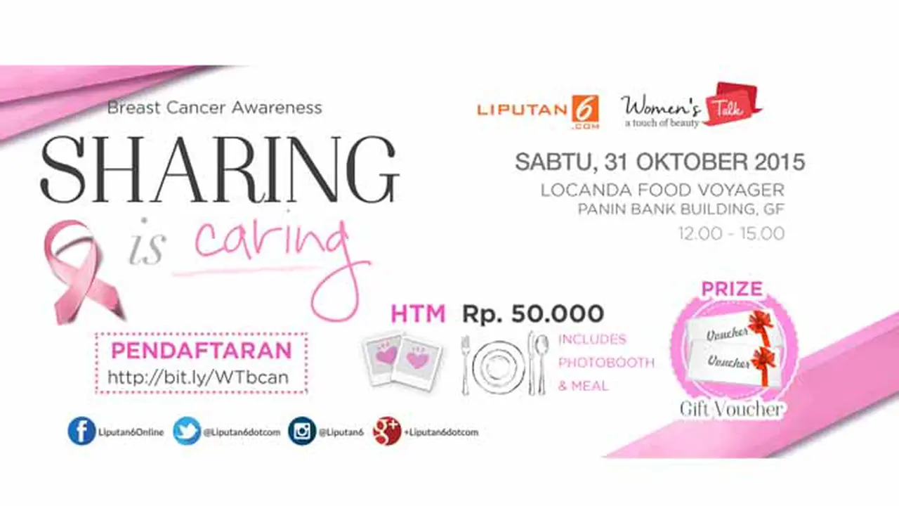 Yuk Ikuti Women’s Talk: Bahaya Kanker Payudara, Berhadiah