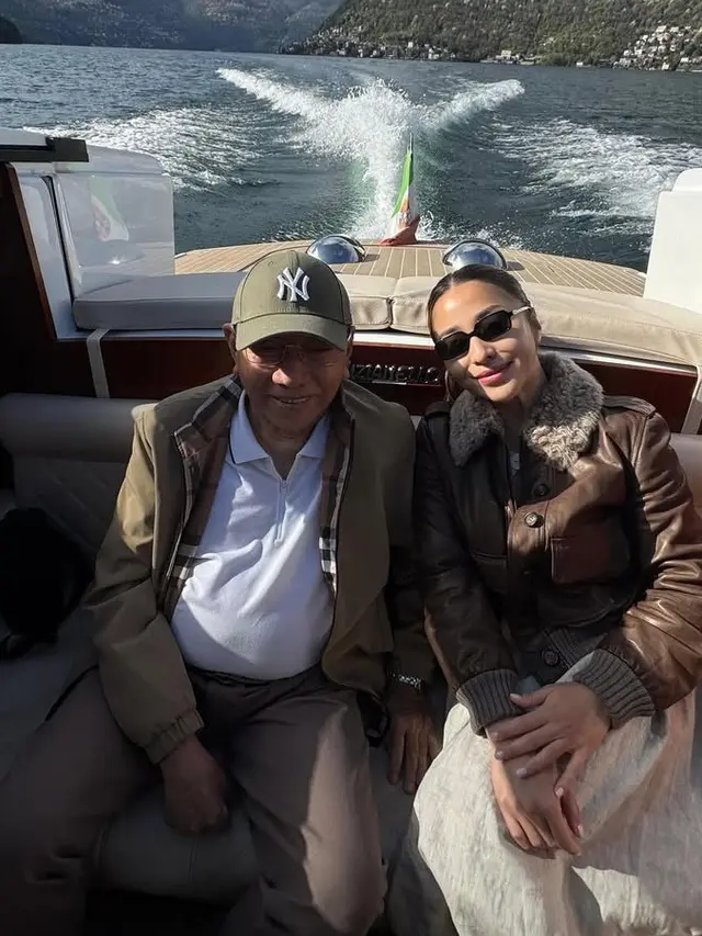 Nikita Willy Rayakan Ulang Tahun Putranya Issa ke-3 di Italia.