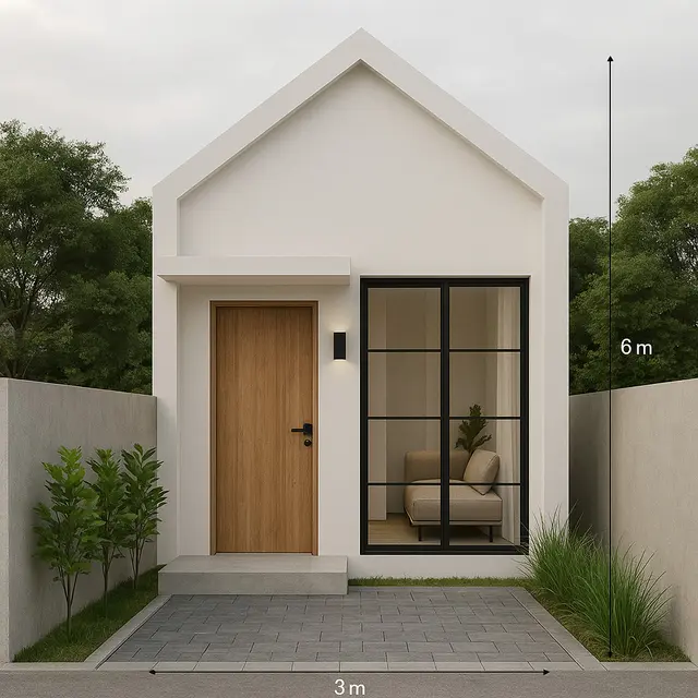 Desain Rumah Minimalis 3x6 Meter