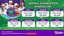 Live streaming Grand Slam Wimbledon 2021 dapat disaksikan melalui platform streaming Vidio. (Dok. Vidio)