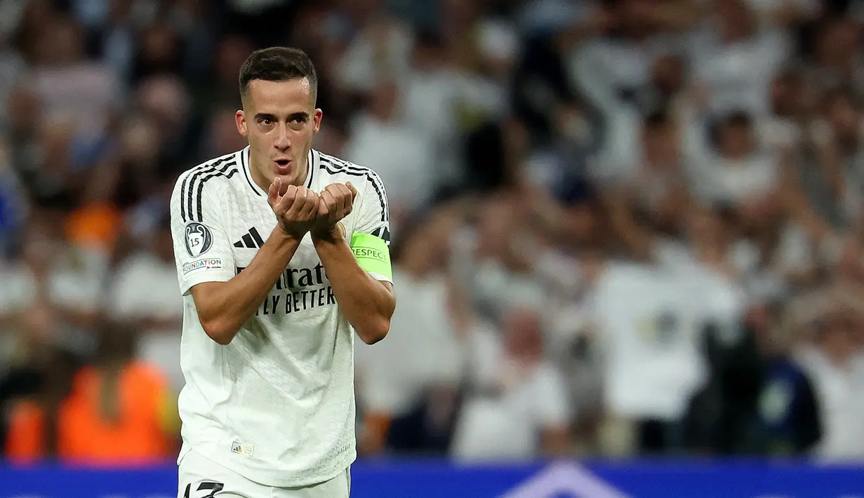 Lucas Vazquez akhirnya mengakhiri perjalanan panjangnya bersama Real Madrid. Ia meninggalkan klub dengan membawa lima gelar Liga Champions dan status legenda. (AFP/Pierre-Philippe)
