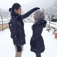 Bunga Citra Lestari (BCL) dan Morgan Oey di film Hijab Traveler. Foto: Instagram