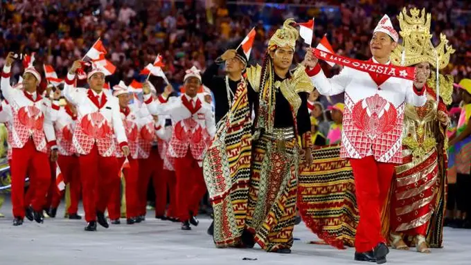 Sempat Dikritik, Kostum Indonesia di Olimpiade Tuai Pujian