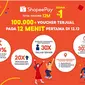 ShopeePay, penyedia layanan pembayaran digital yang mudah, aman, dan memuaskan, menutup tahun 2020 dengan kampanye ikoniknya, ShopeePay Semua Rp1 dengan Total Voucher 12M yang berlangsung dari tanggal 1 - 12 Desember.