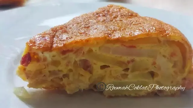 Resep telur dadar kentang mpasi 1+ tahun. (dok. Cookpad @Mamake_Wawa)