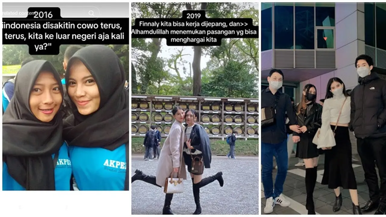 Nekat ke Luar Negeri Demi Cita-Cita, Dua Sahabat Ini Berakhir Nikah dengan Pria Jepang
