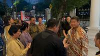 Prabowo mengundang keluarga besarnya makan malam di Istana Kepresidenan, Jakarta, Rabu (23/10/2024) malam. (Liputan6.com/Lizsa Egeham)