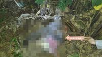 Lokasi penemuan bocah yang tewas dibungkus dalam karung