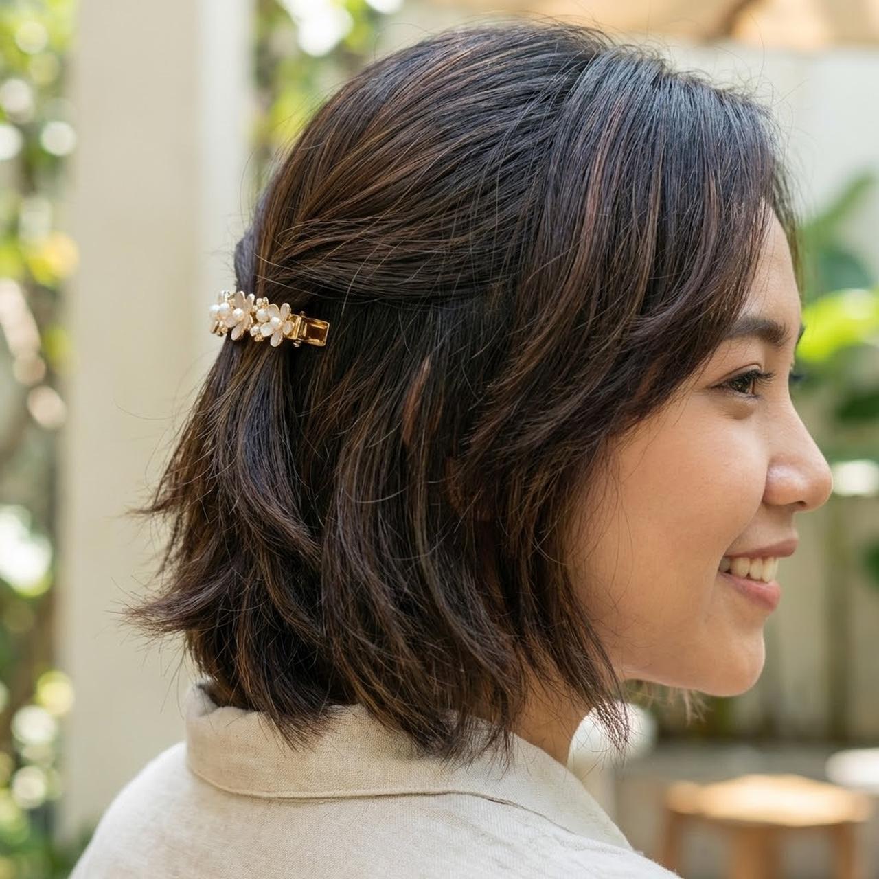 7 Model Rambut Wanita Pendek Dijepit yang Trendi dan Bikin Tampil Maksimal