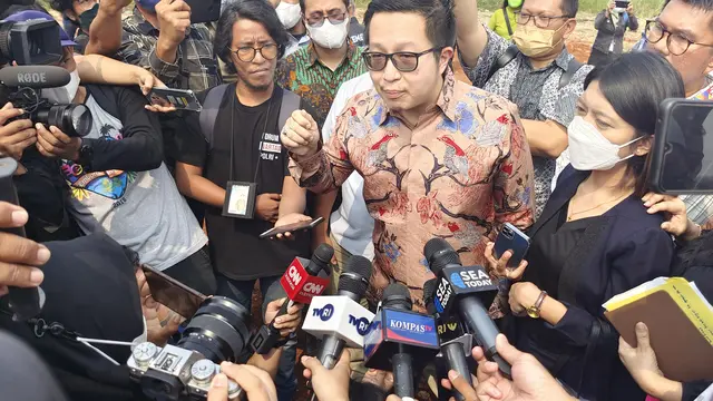 JNE Express mendatangi lokasi beras diduga bansos dikubur di Depok