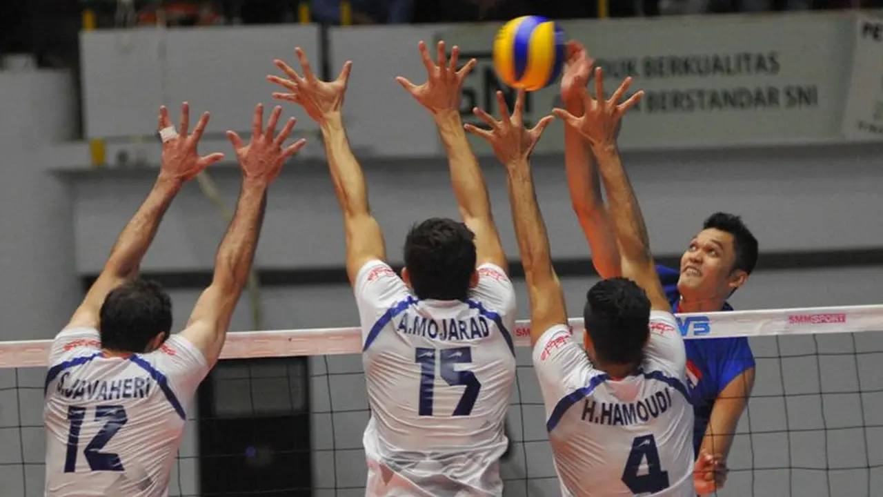 Indonesia Vs Iran, Kejuaraan Asia Voli 2017