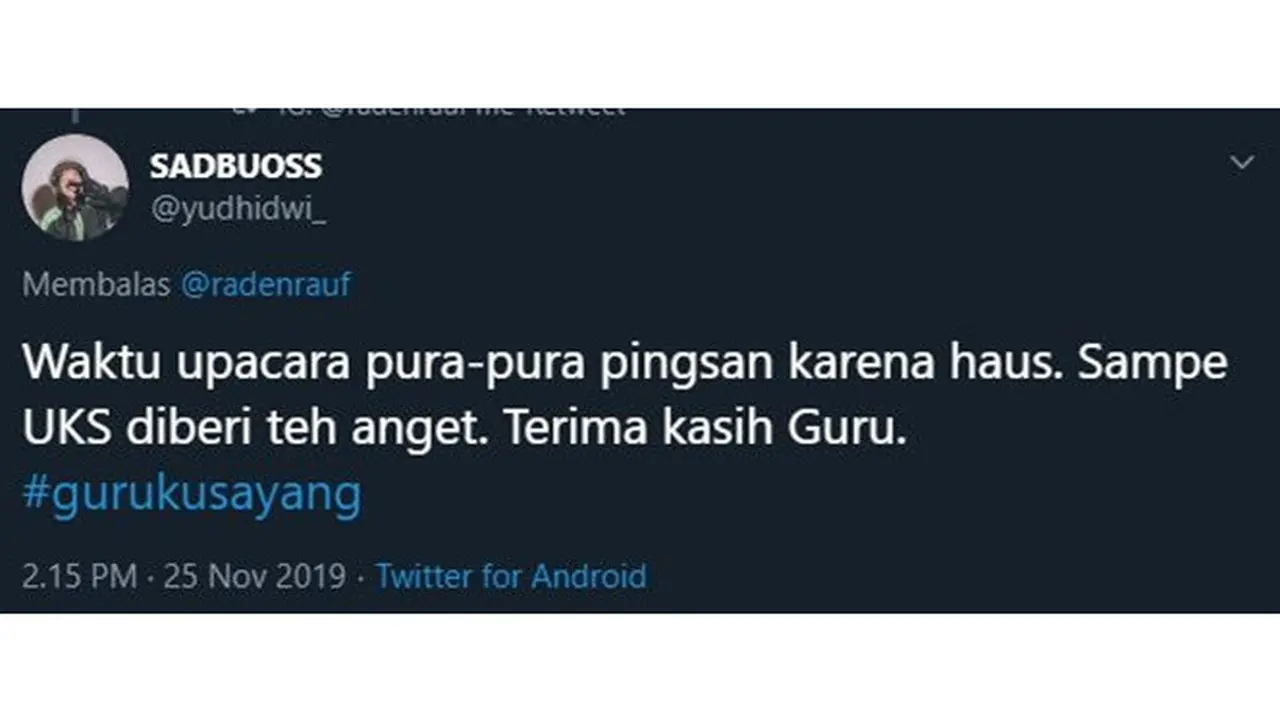 6 Curhatan 'Guruku Sayang' ala Netizen Ini Bikin Nostalgia