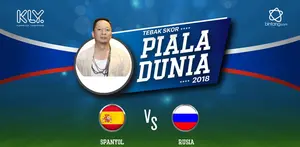 Caption:  Malam nanti gelaran Piala Dunia 2018 akan mempertemukan tuan rumah Rusia dengan tim matador Spanyol