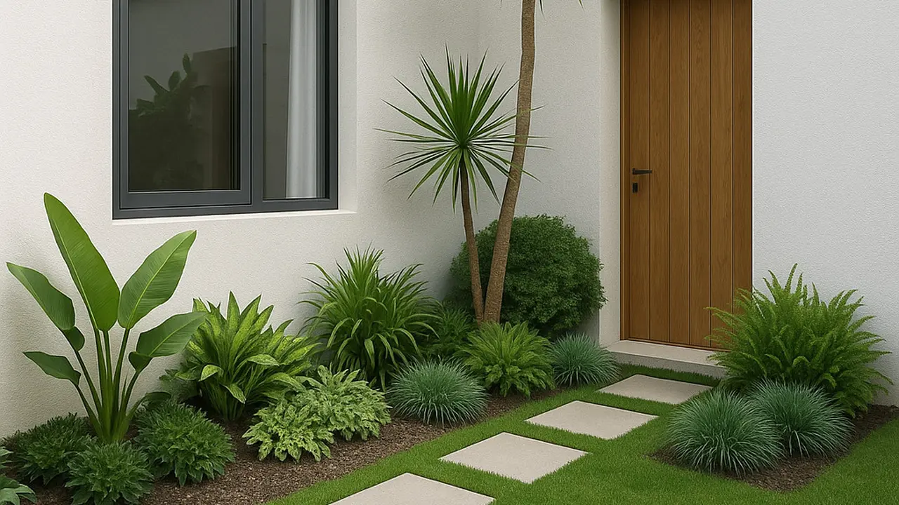 Desain Taman Sudut Rumah Minimalis