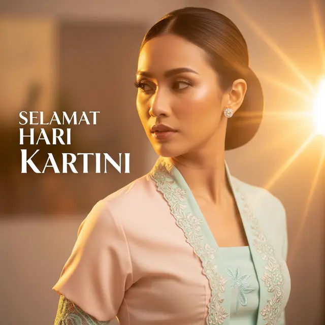 Desain Poster Hari Kartini yang Unik dan Elegan (AI)