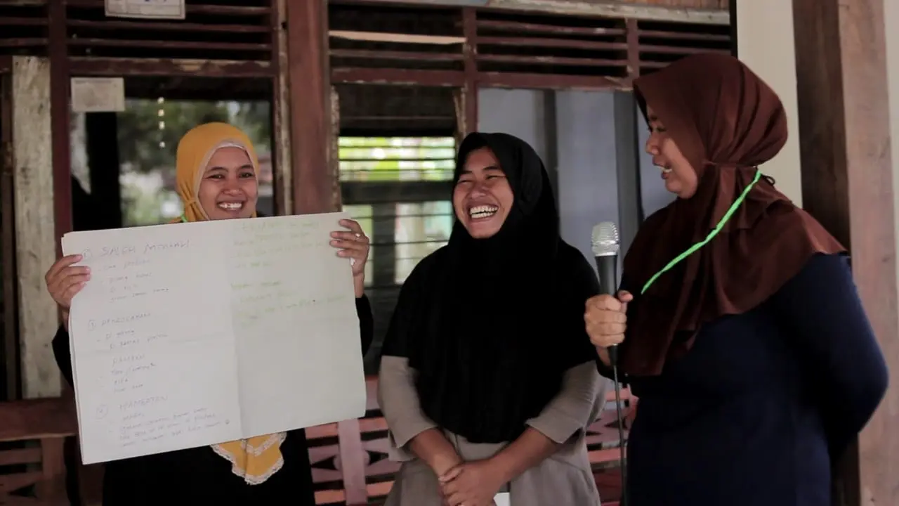 Puncak kegiatan dari Rekam Reka Desa 'Designing Culture', sebuah kegiatan pemajuan kebudayaan desa Kemendikbudristek RI.(Foto: Akhmad Fadli untuk Liputan6.com)