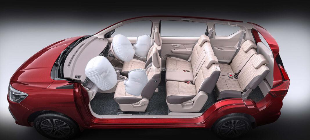 Suzuki Ertiga facelift mendapatkan 4 airbags (rushlane.com)