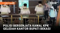 Komisi Pemberantasan Korupsi (KPK) menggeledah Kantor Bupati Bekasi di kompleks Pemerintah Kabupaten Bekasi, Cikarang Pusat, Jawa Barat, Senin siang. Penggeledahan dilakukan pasca operasi tangkap tangan (OTT) yang sebelumnya menyasar Bupati Bekasi.