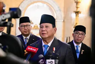 Presiden Prabowo Subianto di Inggris, di Lancaster House, London (Biro Pers Setpres)