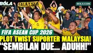 Plot Twist Suporter Malaysia, dari Euforia 6-0 hingga Kecewa Usai Indonesia Lolos ke Final FIFA ASEAN Cup 2026