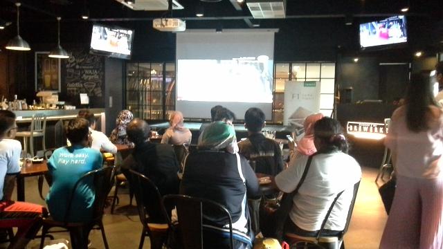 Suasana nobar F1 GP Australia Bola.com-Oppo