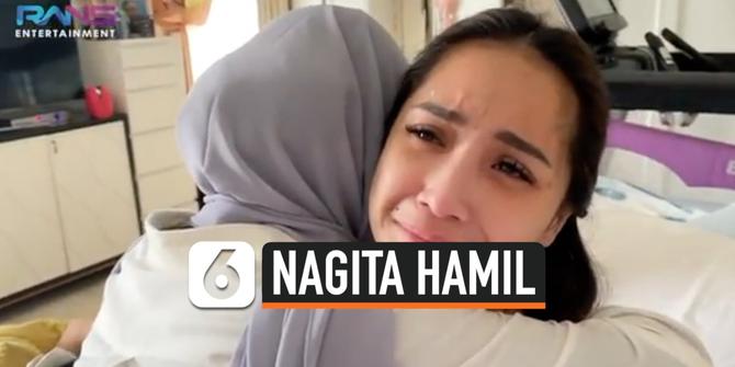 VIDEO: Tak Henti Menangis, Nagita Slavina Umumkan Hamil Anak Kedua