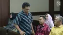 Terdakwa perantara suap proyek pekerjaan pembangunan RSUD Damanhuri, Barabai, TA 2017, Fauzan Rifani jelang sidang putusan di Pengadilan Tipikor, Jakarta, Senin (13/8). Fauzan dijatuhi hukuman 4 tahun 6 bulan penjara. (Liputan6.com/Helmi Fithriansyah)