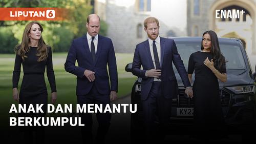 VIDEO: Momen Langka, Anak dan Menantu Pangeran Charles III Berkumpul Bersama