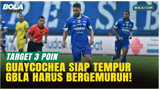 Luciano Guaycochea Siap Tempur di Laga Panas Persib Vs Persija
