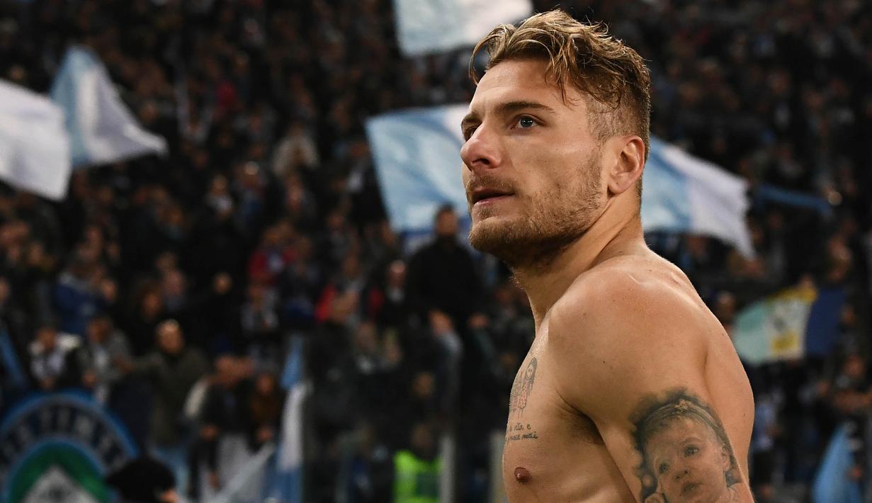 1. Ciro Immobile (Lazio) - 15 Gol (6 Penalti). (AFP/Vincenzo Pinto)