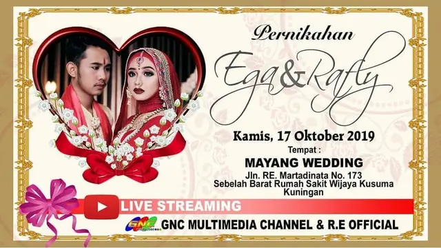 Rafly DA Nikahi Ega Noviantika