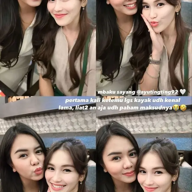 Bukber keluarga Ayu Ting Ting dan Muhammad Fardhana