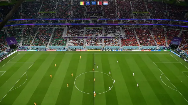 Kursi Kosong Saat Belanda vs Senegal.