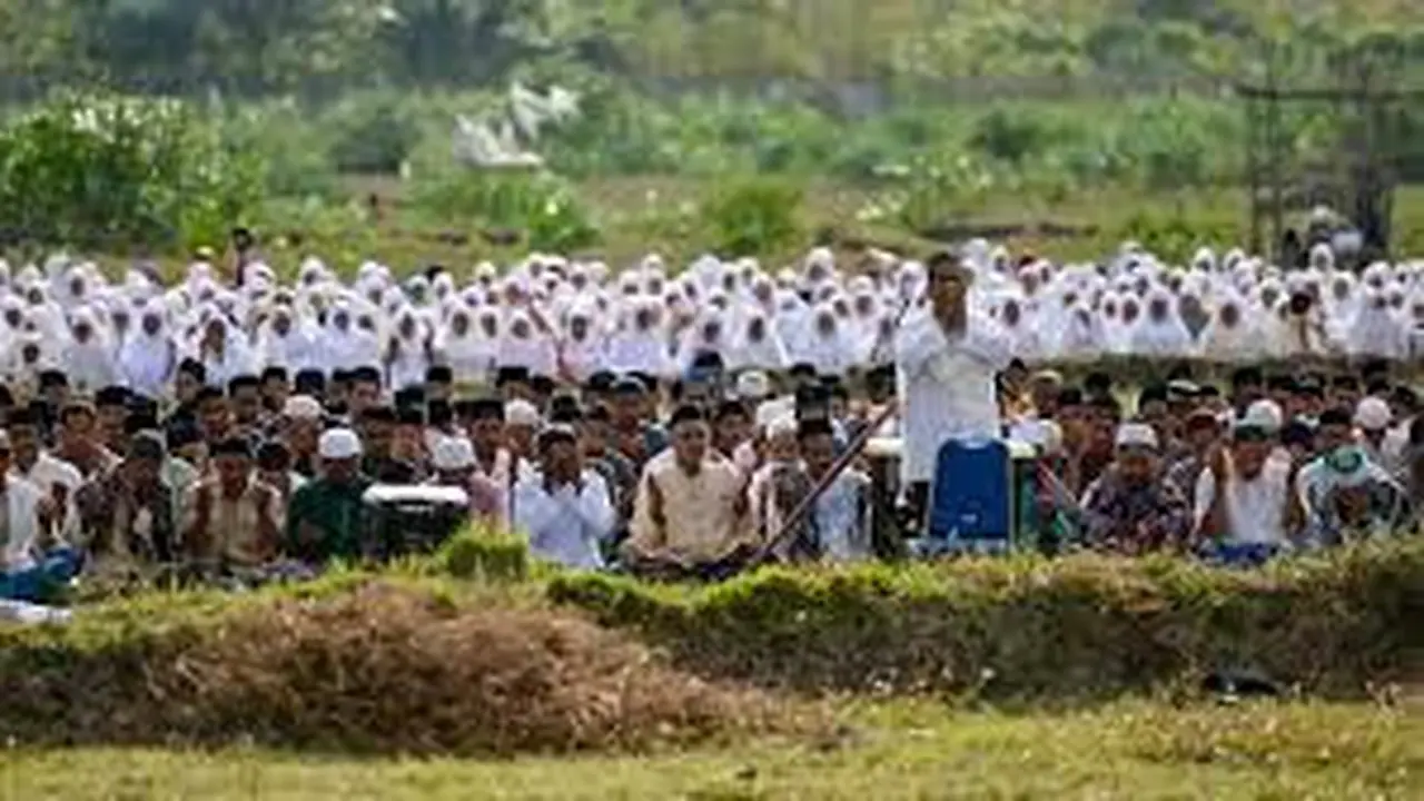 Ilustrasi salat istisqa meminta turun hujan (Istimewa)