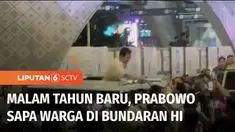 Presiden Prabowo Subianto menyapa warga di sepanjang Jalan Sudirman-Thamrin, Jakarta, Selasa malam. Warga yang bersiap merayakan malam pergantian tahun antusias menyambut kedatangan Prabowo.