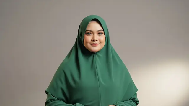 Model Gamis Abaya Syari untuk Tubuh Gemuk