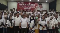 Relawan Anis Baswedan deklarasi dukungan terhadap Gubernur DKI  Jakarta  untuk maju sebagai presiden RI pada Pilpres 2024. (Istimewa)