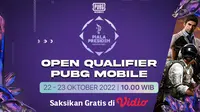 Link Live Streaming Kualifikasi Terbuka PUBG Mobile Piala Presiden eSports 22-23 Oktober di Vidio