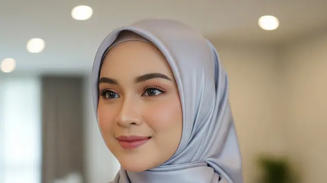 Model Hijab Terbaru untuk lebaran (AI)