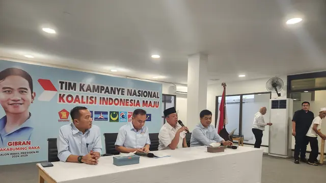 TKN Prabowo-Gibran menggelar jumpa pers, Minggu (12/11/2023).