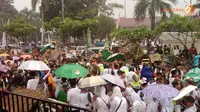 Hujan Deras, Festival Dongdang di Bogor Sempat Kacau