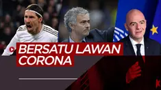 Bersatu Lawan Corona. (Bola.com/Dody Iryawan)
