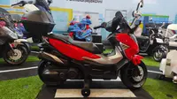 Motor Listrik Buatan Anak Ini Mirip Banget Honda Forza (Arief A/Liputan6.com)