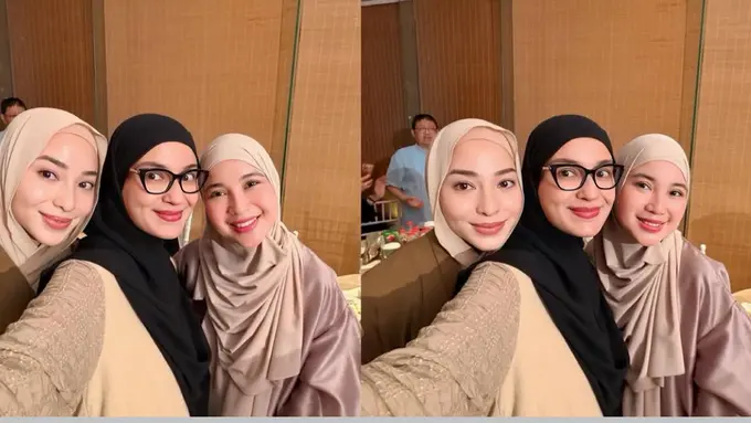 Shireen Sungkar, Nikita Willy, dan Chacha Frederica saat Kajian Bersama.[@chafrederica]