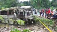 Ini Kronologi Jatuhnya Bus Handoyo di Pemalang