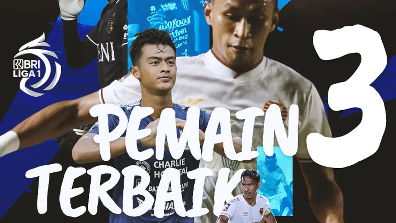 BRI Liga 1 - Ilustrasi 3 Pemain Terbaik