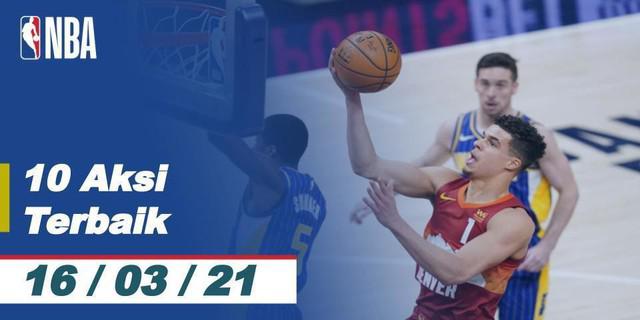 VIDEO: 10 Aksi Terbaik NBA 16 Maret 2021, Melihat Tembakan Jarak Jauh Pemain Golden State Warriors, Andrew Wiggins