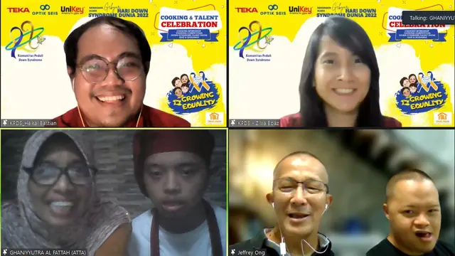 Sesi sharing dengan orang tua yang memiliki anak dengan Down Syndrome