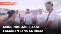 Bertemu sosok idola adalah hal spesial bagi setiap orang. Meminta tanda tangan hingga foto bersama idola pun lumrah dilakukan. Namun permintaan fans AS Roma berikut ini tidaklah biasa. Fans AS Roma ini meminta Jose Mourinho jadi saksi saat melamar ke...